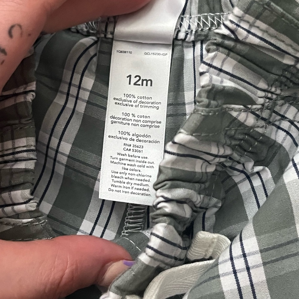 Carter’s tee and shorts set 12M nwt - Picture 6 of 6